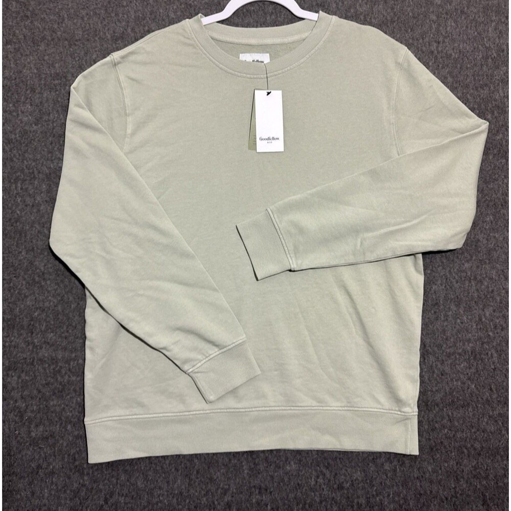 Goodfellow & Co Men's Pullover Long Sleeve Sweatshirt Green Large